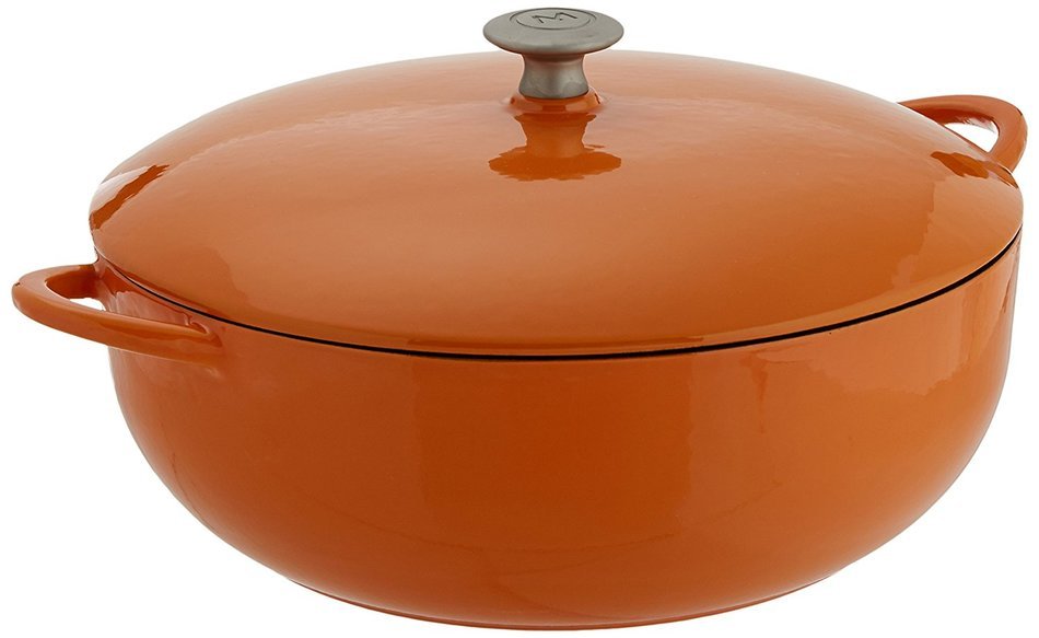 Mario Batali by Dansk Enameled Cast Iron Pizza Pan and Griddle, 12-Inch, Chianti N21