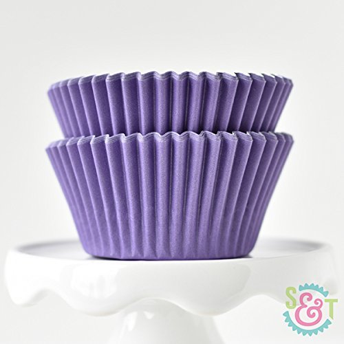 Solid Gray BakeBright Greaseproof Cupcake Liners N9