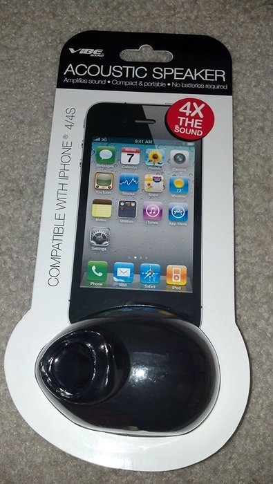 Vibe Sound Acoustic Speaker for Iphne 4/4s
