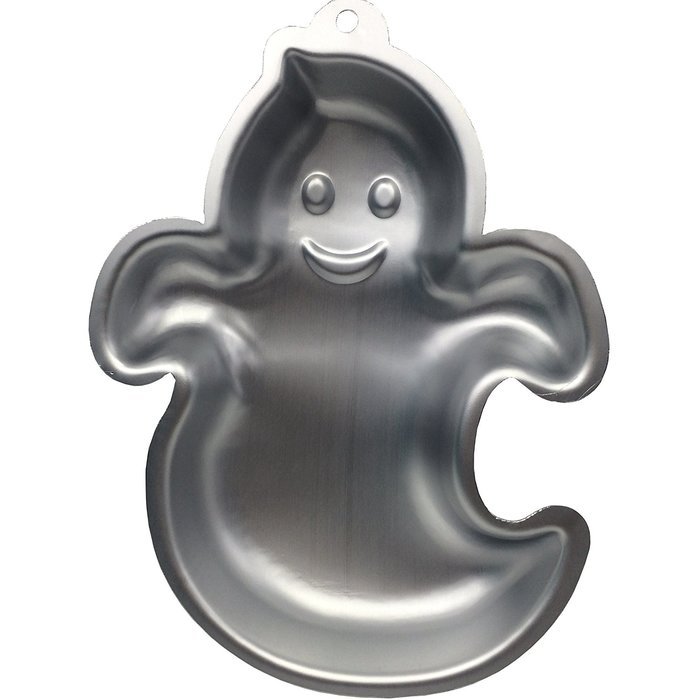 Funshowcase Halloween Ghost Metal Cake Tin Novelty Pastry Baking Pan