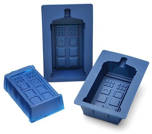Doctor Who TARDIS Silicone Gelatin Mold Set of 2 - 1 cup size N2