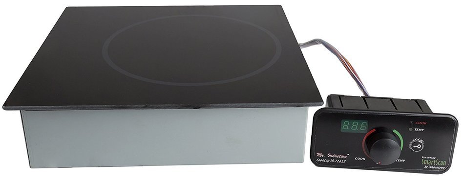Sunpentown SR-1262B-1 2600W Electric Cooktop with Smoothtop, Black N5
