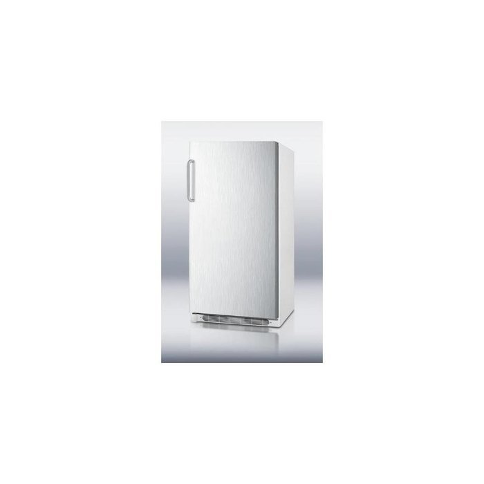 Summit R17FFSSTB 34" Freestanding or Built In All Refrigerator with 16.5" cu. ft. Capacity Right Hinge Side Door... N4