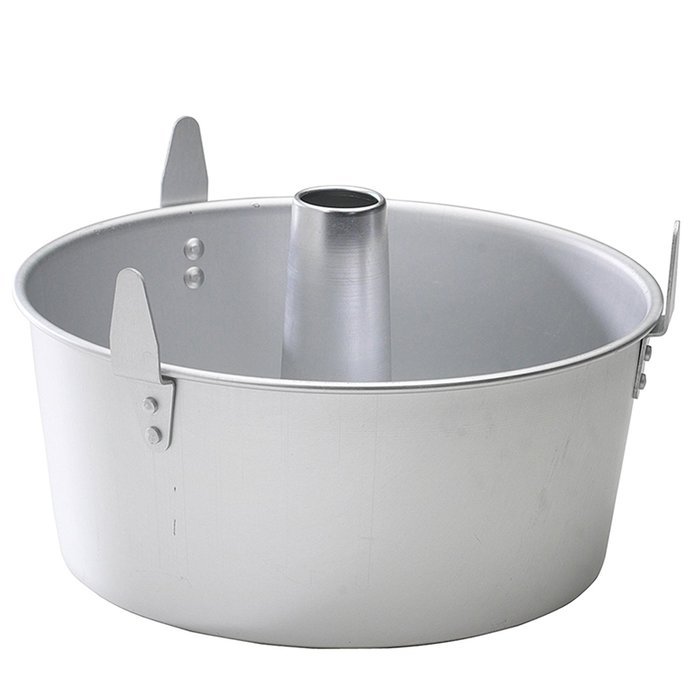 Nordic Ware Natural Aluminum Commercial 2-Piece Angel Food Pan N2