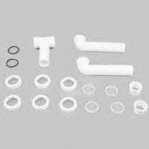 25/PACK HI-LINE PP20930 PVC CENTER OUTLET WASTE