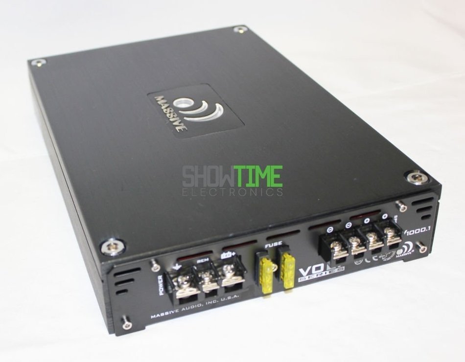 Massive Audio V 1000.1 Car Stereo Mono Subwoofer Amp N7