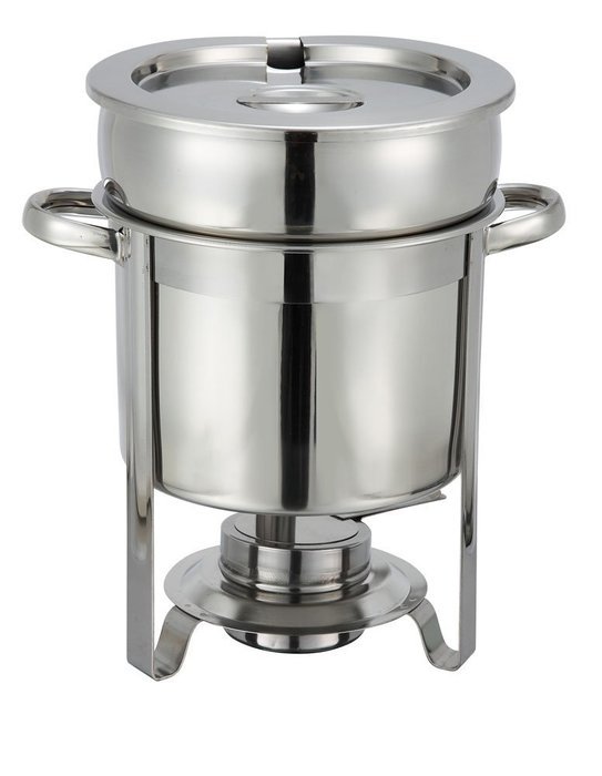 Winco 207 Stainless Steel Soup Warmer, 7-Quart