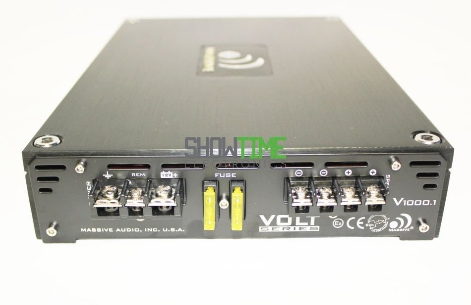 Massive Audio V 1000.1 Car Stereo Mono Subwoofer Amp N8