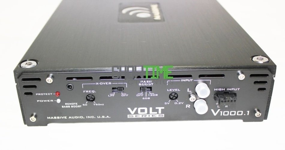Massive Audio V 1000.1 Car Stereo Mono Subwoofer Amp N9
