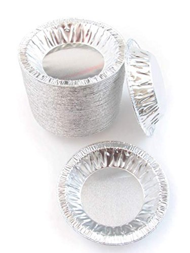4 1/2 " Disposable Aluminum Tart Pan #450 (50)