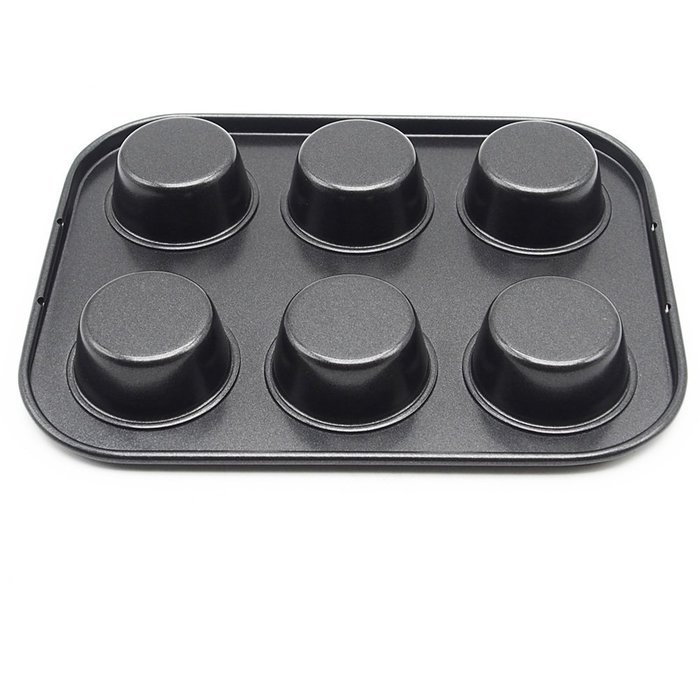 Wenwins 6 Cup mini Muffin Pans-baking cups-Non Stick Bakeware for ...