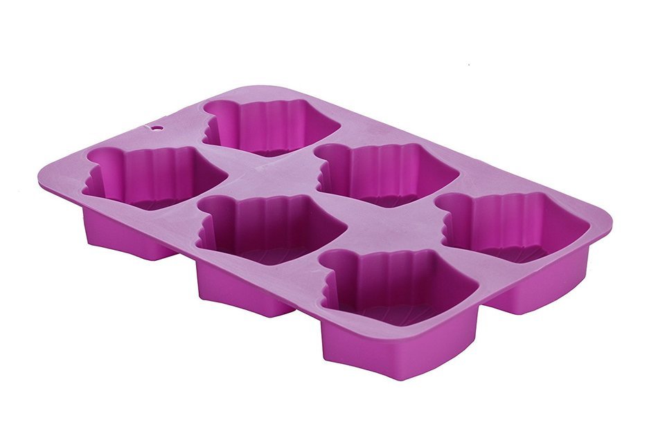 Cupcake Silicone Cupcake Pan,Randomly selected color of pink or purple N2