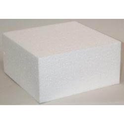 Square Cake Dummy, Styrene - 14" x 4"