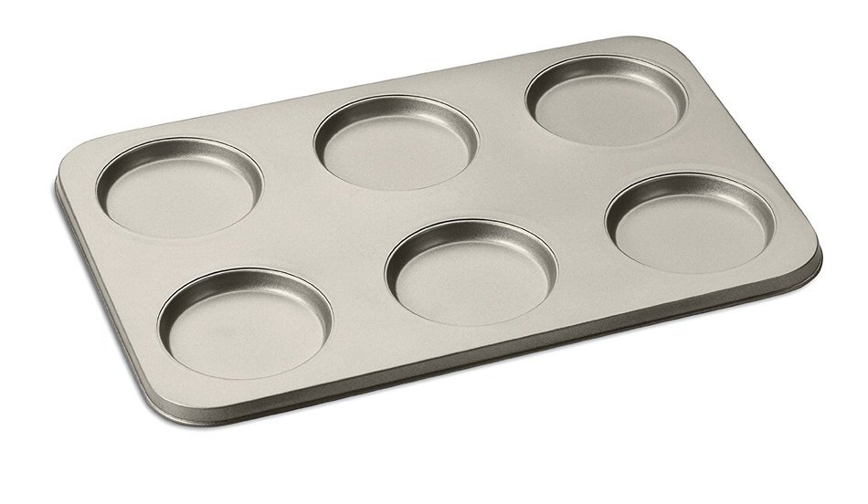 Cuisinart AMB-6MTP Chef's Classic Nonstick 6-Cup Muffin-Top Pan, Silver