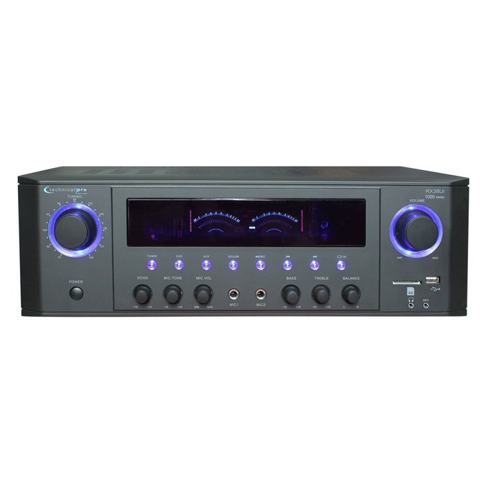 Technical Pro RX38UR Professional Receiver with USB & SD Card Inputs