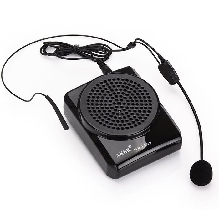 VoiceBooster MR1505 12watts Voice Amplifier, Black N4