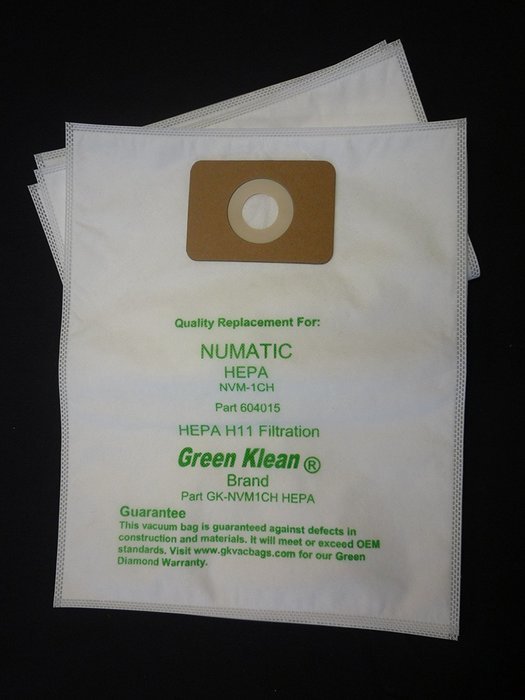 Nacecare Numatic Henry Hepa Flo Filter Bags for 130/180/200 Models, Hepa H11 Nvm1ch (604015) 10 Pack Generic Vacuum...