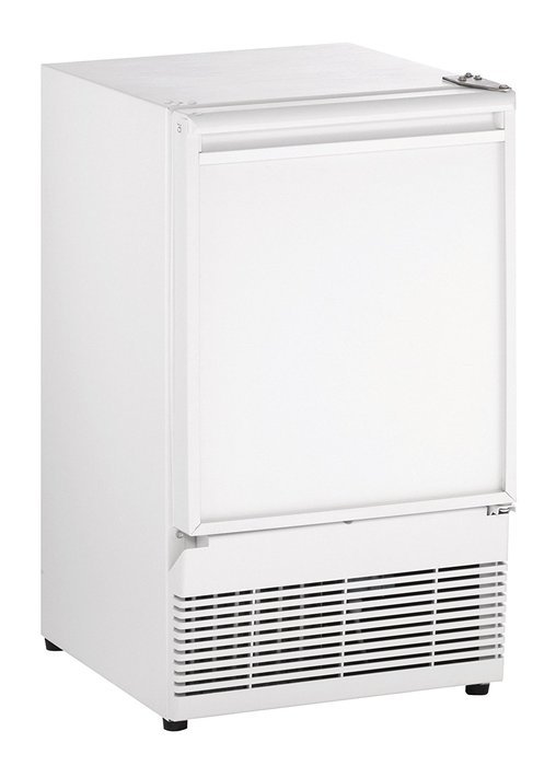 U-Line UBI98W00A Undercounter Crescent Ice Maker, 15", White