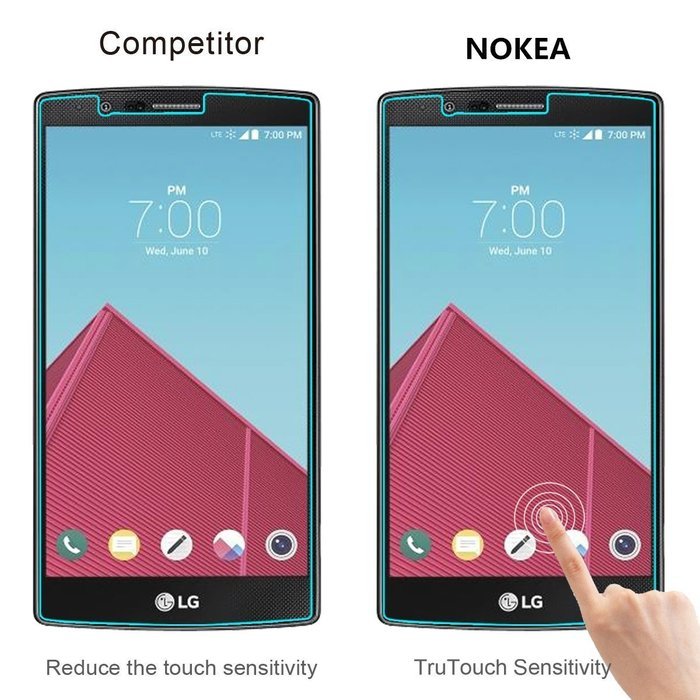 [2 Pack] Samsung Galaxy Note 5 Screen Protector, NOKEA [Tempered Glass] with [9H Hardness]... N38
