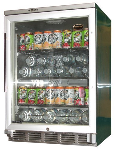 Vinotemp VT-WC58GNV-B Stainless Steel (58) Bottle Wine Cooler