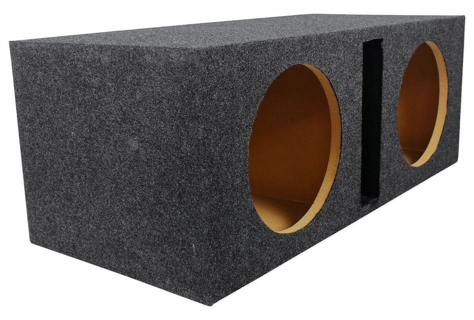Rockville RDV10 Dual 10 1.1 cu.ft. 3/4" MDF Vented Subwoofer Enclosure Sub Box N2