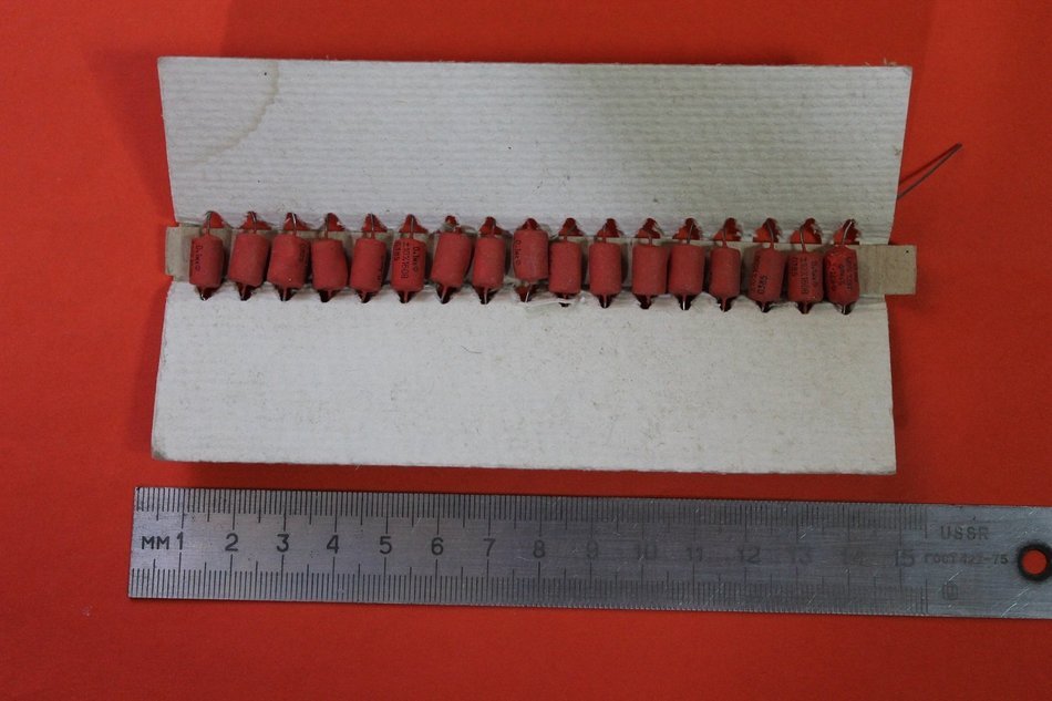 Capacitor PETP K73-11 160V 0.1uF USSR 10 pcs