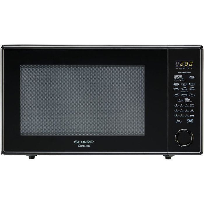 Sharp Countertop Microwave Oven ZR651ZS 2.2 cu. ft. 1200W Stainless Steel with Sensor Cooking N19