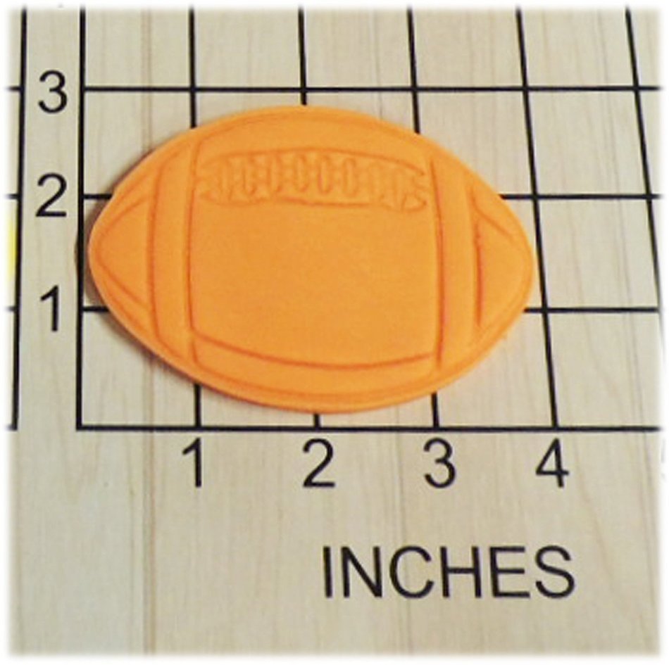 Football Shaped Cookie Cutter and Stamp #1187