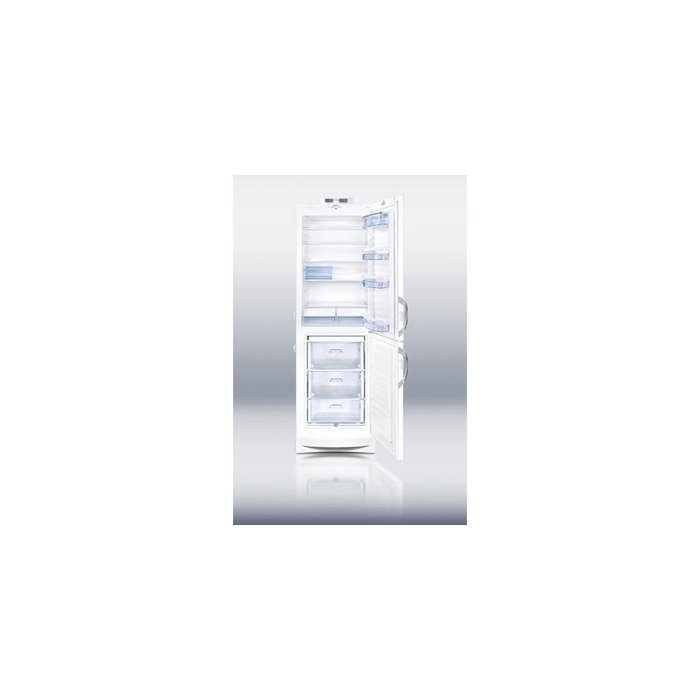 Summit CP171MED 24" AccuCold Series Bottom Freezer Frigerator with 10.6 cu. ft. Capacity 2 Digital Thermostat... N4
