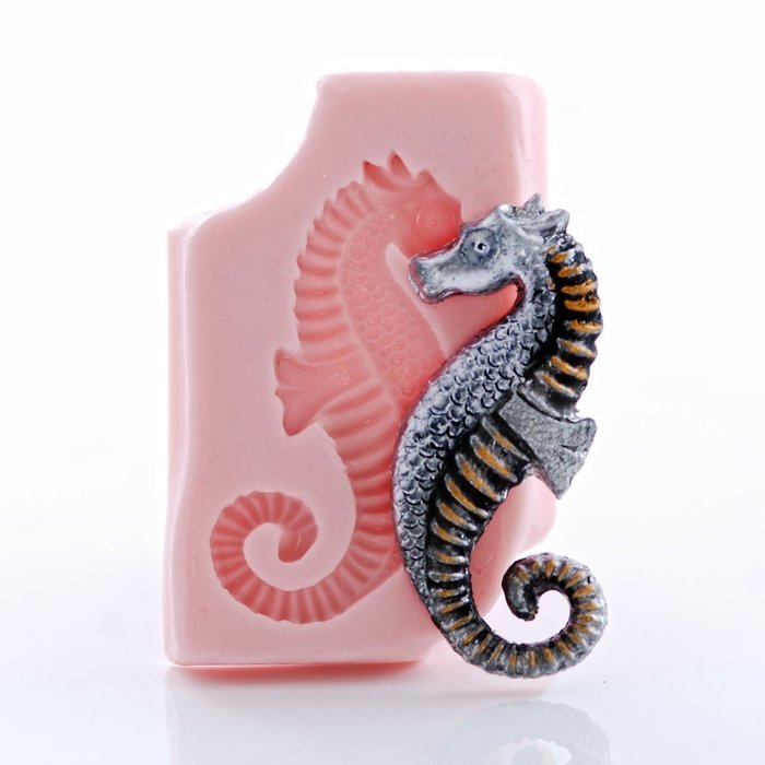 Seahorse Silicone Mold Food Safe Fondant, Chocolate, Candy, Resin, Polymer Clay, Soap, Craft, Jewelry Food Mold.