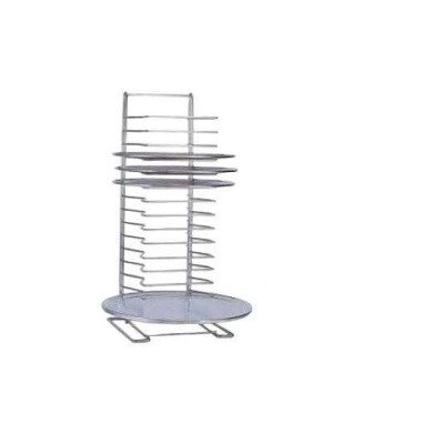Pizza Tray Rack Aluminum 15 Slt (PZ-19029) Category: Pizza Pan Supplies