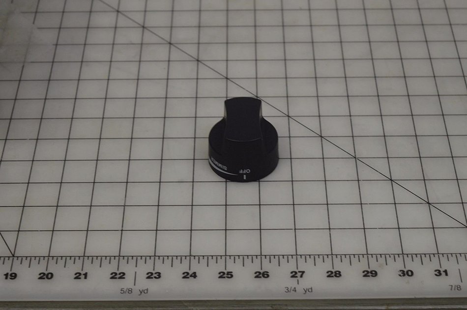Viking BKGRT4860 Black Heavy Duty Knob use w/Viking Cooktops and Ranges