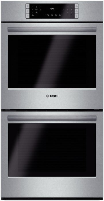 Bosch HBN8651UC 800 27" Stainless Steel Electric Double Wall Oven - Convection