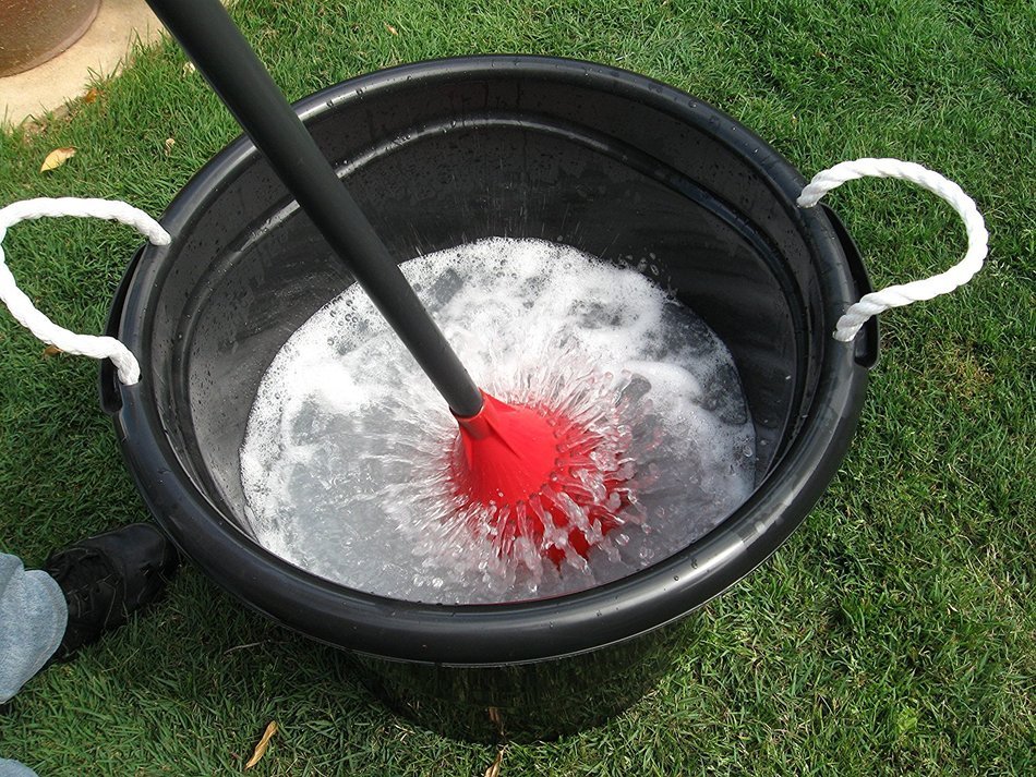 Mobile Handheld Clothes Washer - Portable Plunger for Wash Bucket - Perfect for Camping - Non Electric Hand Washing... N6