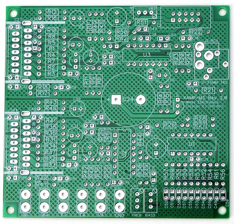 Audio Bi-Amplifier Kit, 100w, High Fidelity, with 2-way Linkwitz-Riley Crossover N3