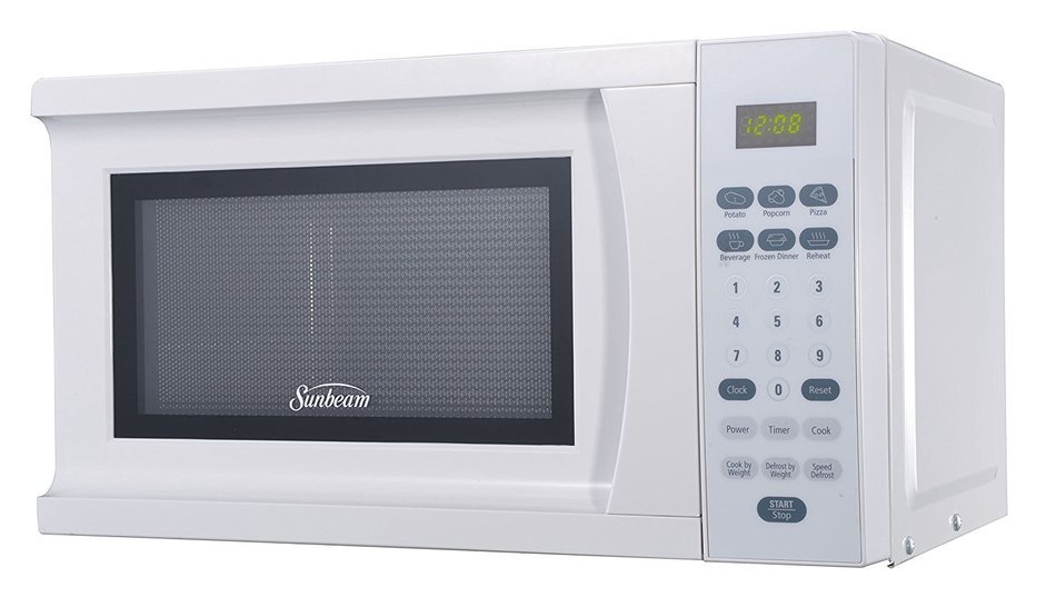 Sunbeam SGS90701W-B 0.7-Cubic Foot Microwave Oven, White N3