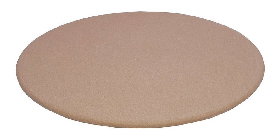 Rada Cutlery Stoneware Round Pizza Baking Stone, 15 Inch, Made in USA
