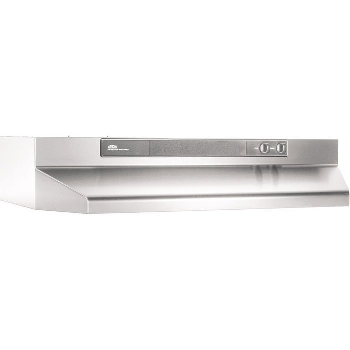 Broan 462423 Under-Cabinet Range Hood with Infinitely Adjustable Speed Control, 24-Inch, Black