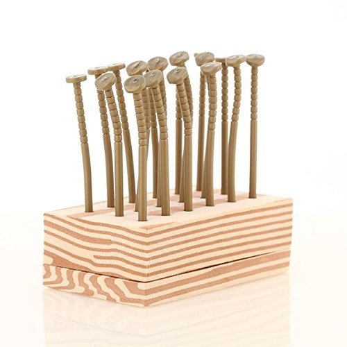 Teanfa Cool Nails Shape Fruit Fork Reusable Party Picks N5