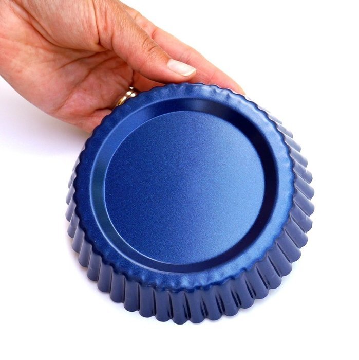 Tart Pan by Vanika, Pack of 4, Non-Stick Coating, Heavy Duty Steel Quiche Pans, PFOA-Free - Excellent Heat Conduction... N7