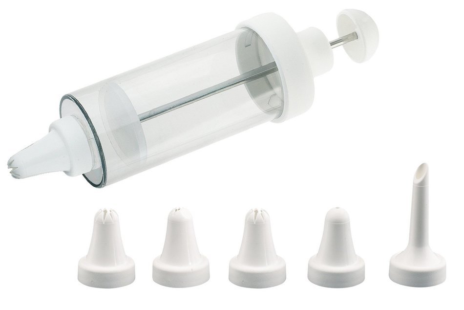 Westmark Westmark Garnishing and Doughnut Filling Syringe - The Ideal Tool For Passionate Bakers, , White N3