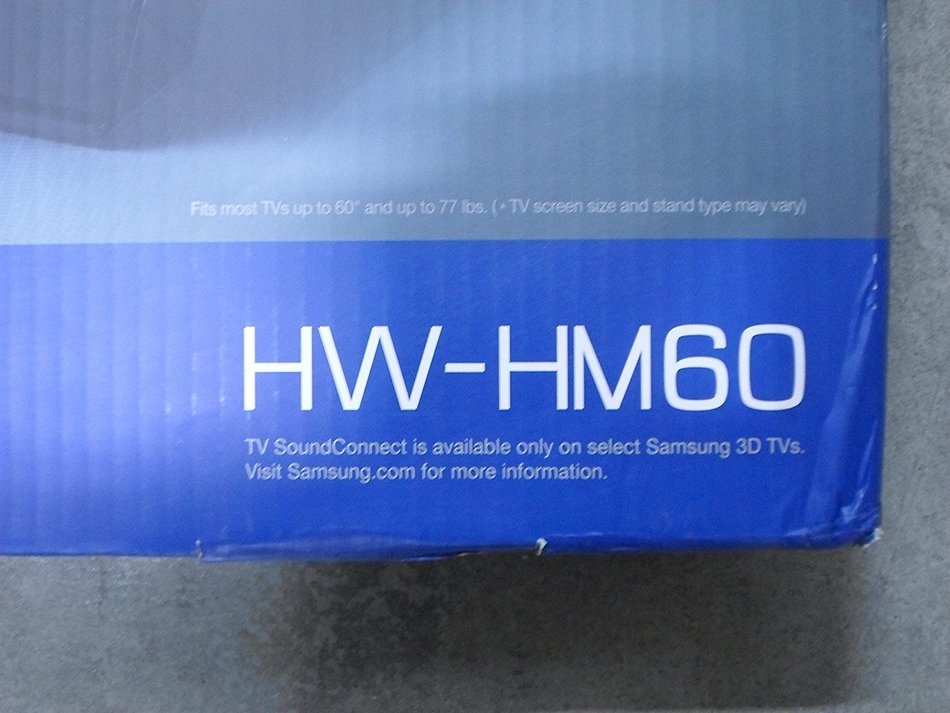 Samsung HW-HM60/ZA Wireless Audio Sound Stand - Fits Most TVs up to 60" - Black N2