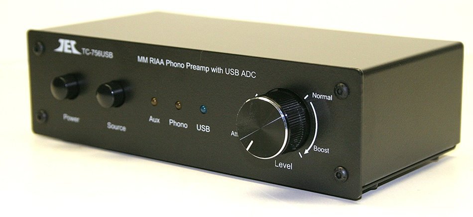 Technolink TC-756USB RIAA Moving Magnet Phono Preamp with AUX Input and USB (Computer) Output N2