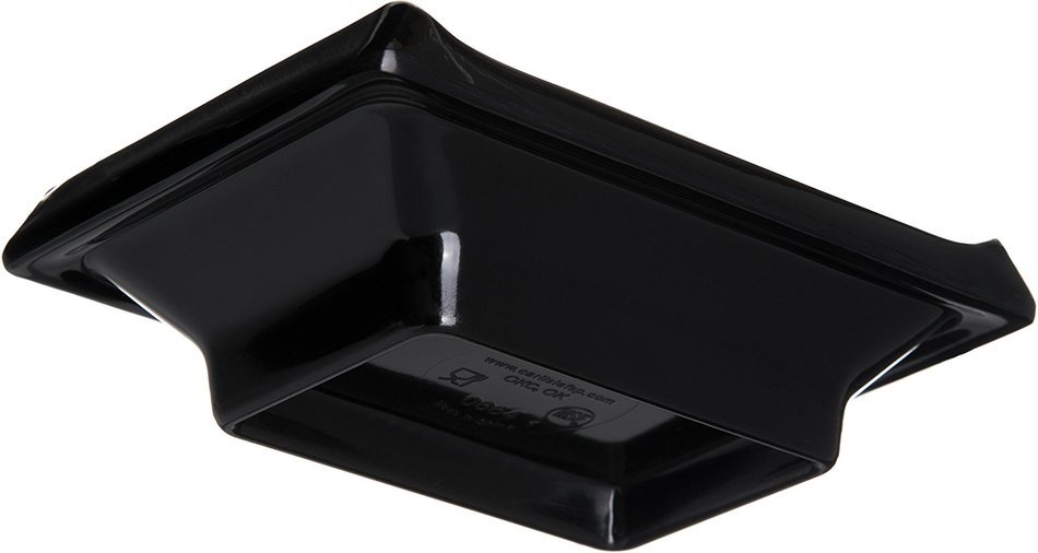 Carlisle 086403 Melamine Japanese-Style Ramekin, 2-oz. Capacity, 3.62 x 2-3/8 x 1", Black (Case of 48) N6