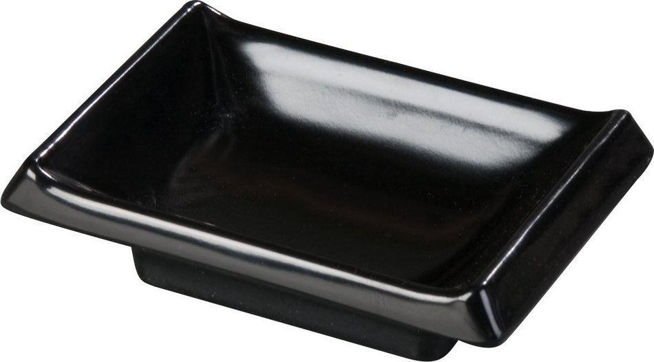 Carlisle 086403 Melamine Japanese-Style Ramekin, 2-oz. Capacity, 3.62 x 2-3/8 x 1", Black (Case of 48) N8
