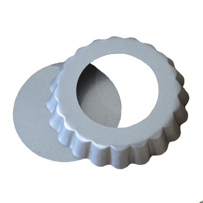 Meleg Otthon Nonstick Mini Round Quiche Pans Set ,Tart Pie Pan,Mini Tart Pans Set,Tartlet Quiche Pan Set with... N4