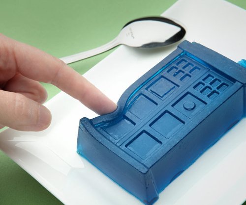 Doctor Who TARDIS Silicone Gelatin Mold Set of 2 - 1 cup size N3