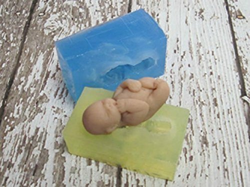 Silicone Mold Mini Baby "Peanut" Handmade Supply 1.5 Inch N3