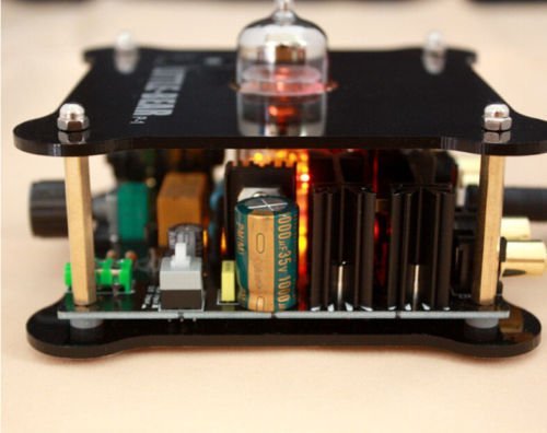 Nobsound&reg; Little Bear P-1 Class A 12AU7 Tube Multi-Hybrid Headphone Amplifier Pre Amplifier N6