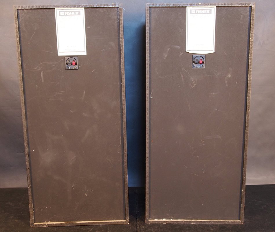 Fisher STV-667B Floor Standing Speaker Pair N2